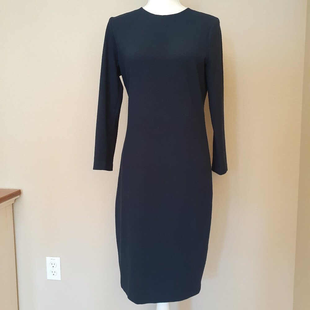 Vince Stretch Crepe Sheath Dress - Picture 6 of 15